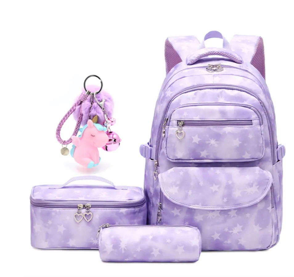 "Arna's Designer School Bags" New Girls Bag Set - Many colours and styles