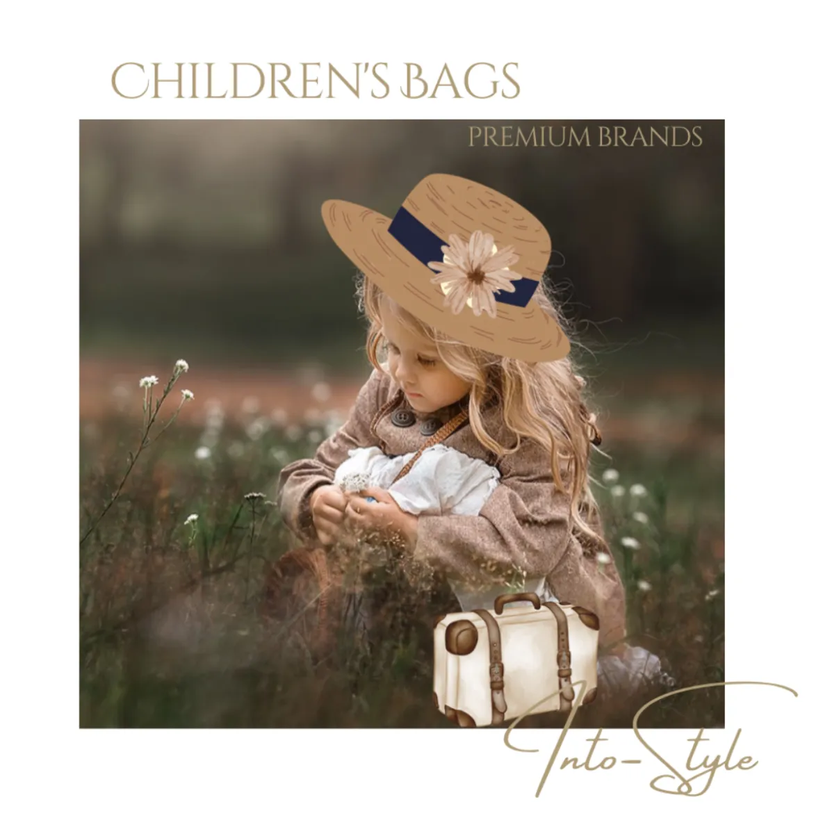 "Arna's Designer School Bags" New Girls Bag Set - Many colours and styles