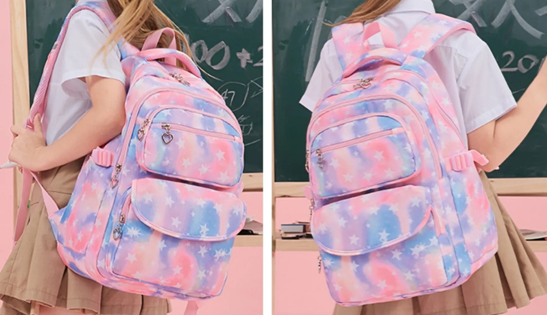 "Arna's Designer School Bags" New Girls Bag Set - Many colours and styles