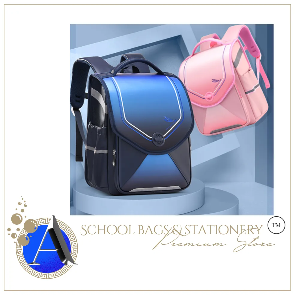 "Arna's Designer School Bags" New Lighten Up Primary Flip Large-capacity Waterproof Bag
