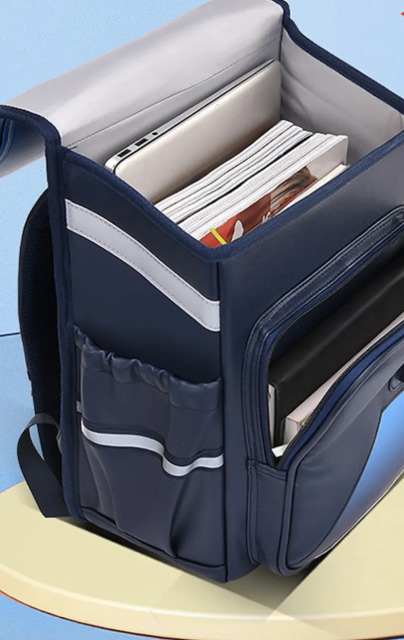 "Arna's Designer School Bags" New Lighten Up Primary Flip Large-capacity Waterproof Bag