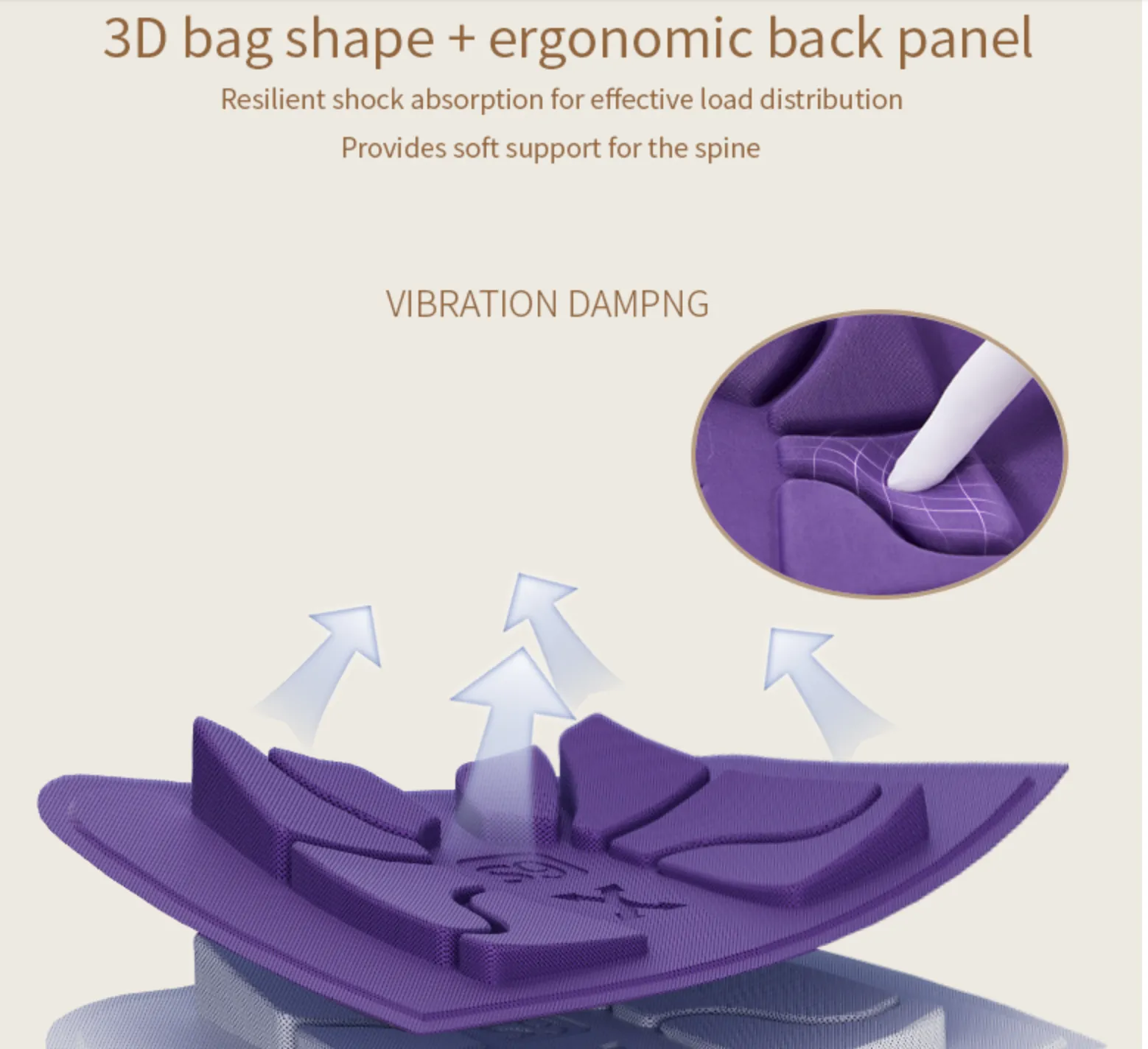 "Arna's Designer School Bags" New Lighten Up Primary Large-capacity Waterproof Bag