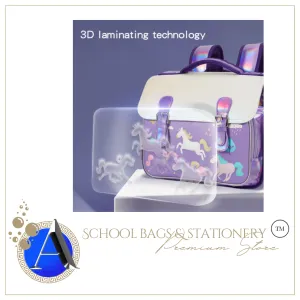 "Arna's Designer School Bags" New Lighten Up Primary Large-capacity Waterproof Bag