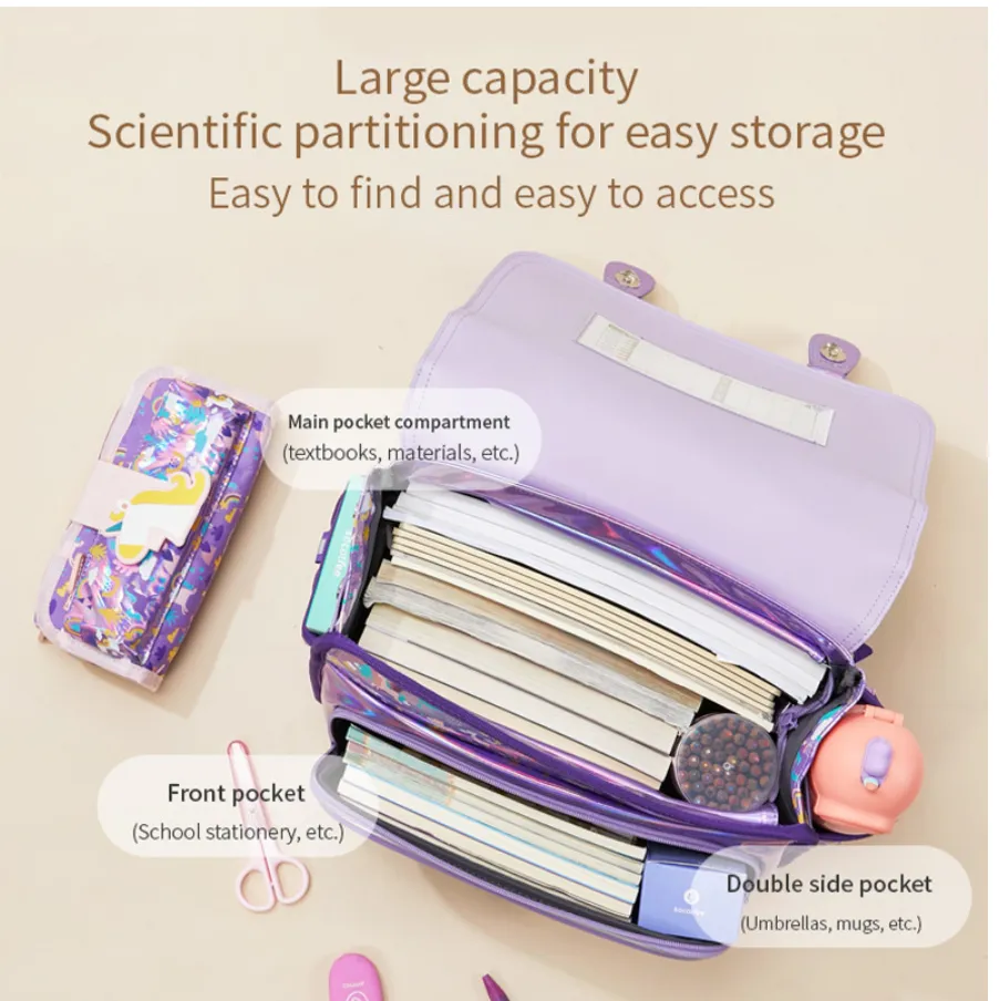 "Arna's Designer School Bags" New Lighten Up Primary Large-capacity Waterproof Bag