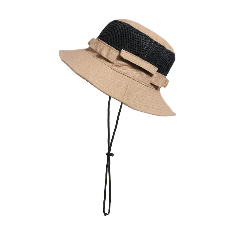 "Fisherman" Bucket Hat w/ Drawstring