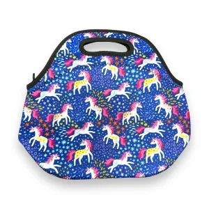 Rainbow Unicorns Lunch Bag Tote