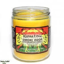 Rasta Love Smoke Odor Candle