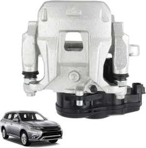 Rear Left Driver Side Disc Electrical Brake Caliper for Mitsubishi 2017-2020 Outlander 2.4/3.0L;2018-2022 Outlander PHEV 2.0/2.4L;2018-2022 Eclipse Cross 1.5L Replace# 4605C043