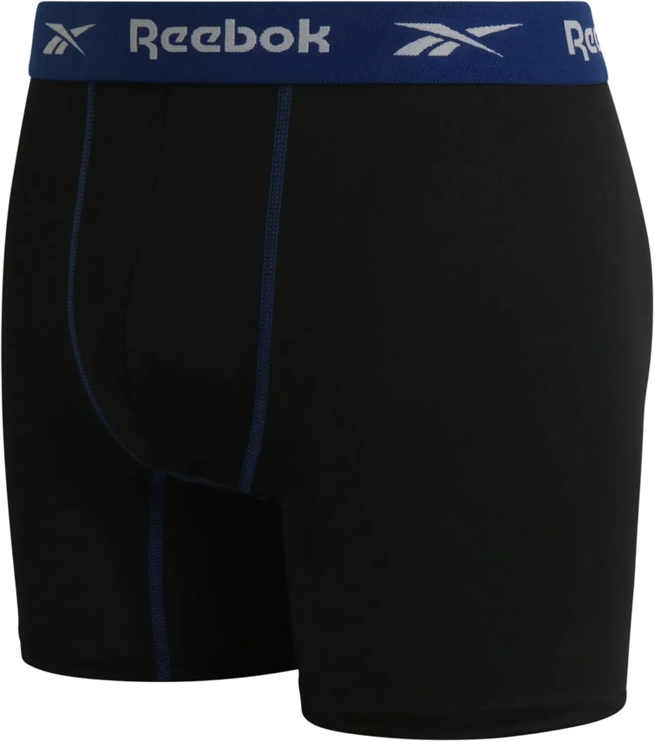 Rebook Mens Boxer Briefs - 3 Pack Moisture Wicking Stretch Performance Mens Underwear Boxers with Contour Pouch (Sizes: S-XL)