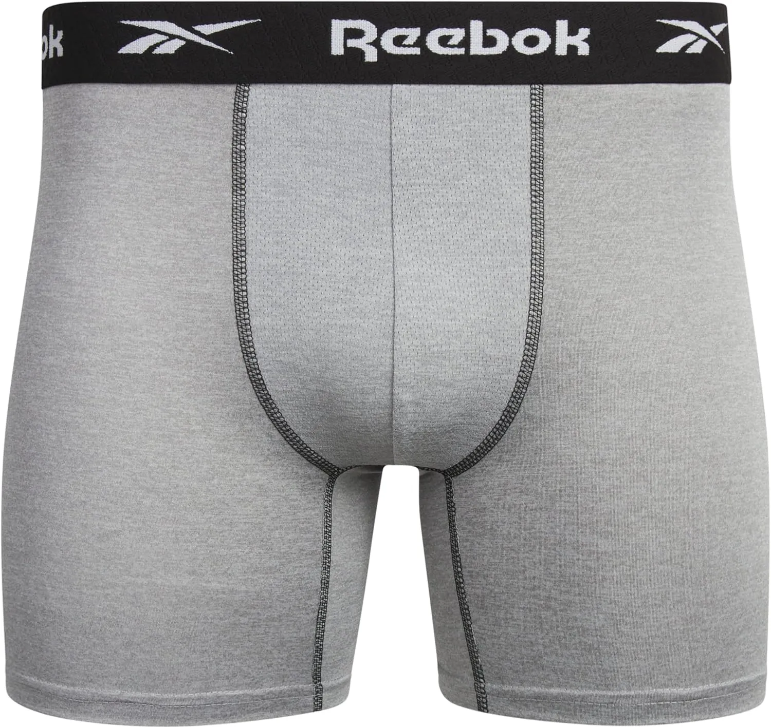 Rebook Mens Boxer Briefs - 3 Pack Moisture Wicking Stretch Performance Mens Underwear Boxers with Contour Pouch (Sizes: S-XL)