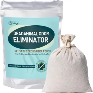 Reusable Deodorant Pouch for Dead Rodent in Wall Smell -Safe Indoor & Outdoor Use, Fresh & Effective,Cover 375 Sq Ft, 1 Bag