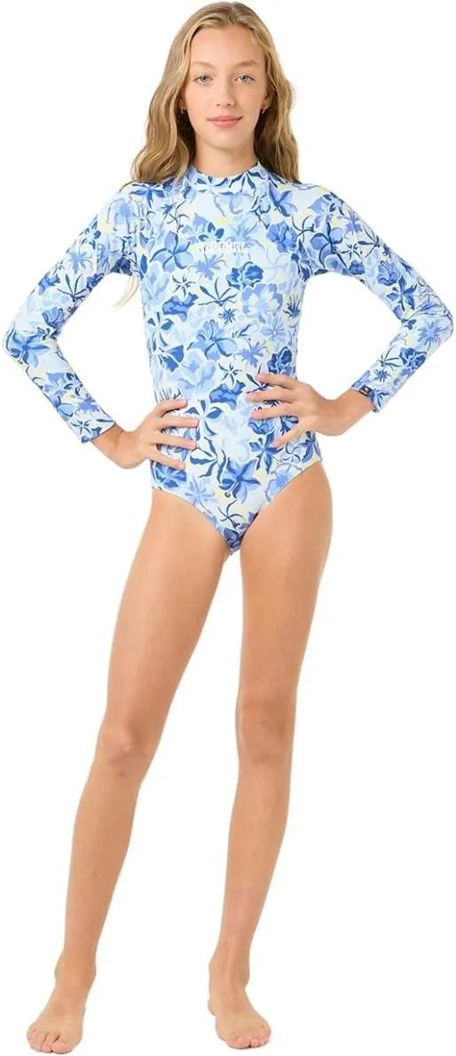 Rip Curl Girls' Island Bliss Onesie One Piece Swimsuit with 50  Uv Sun Protection