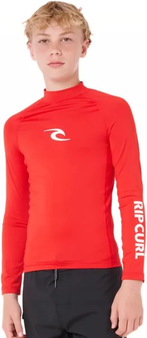 Rip Curl UPF 50  Sun Protection Long Sleeve Rashguard Swim Surf Shirt for Boys & Girls