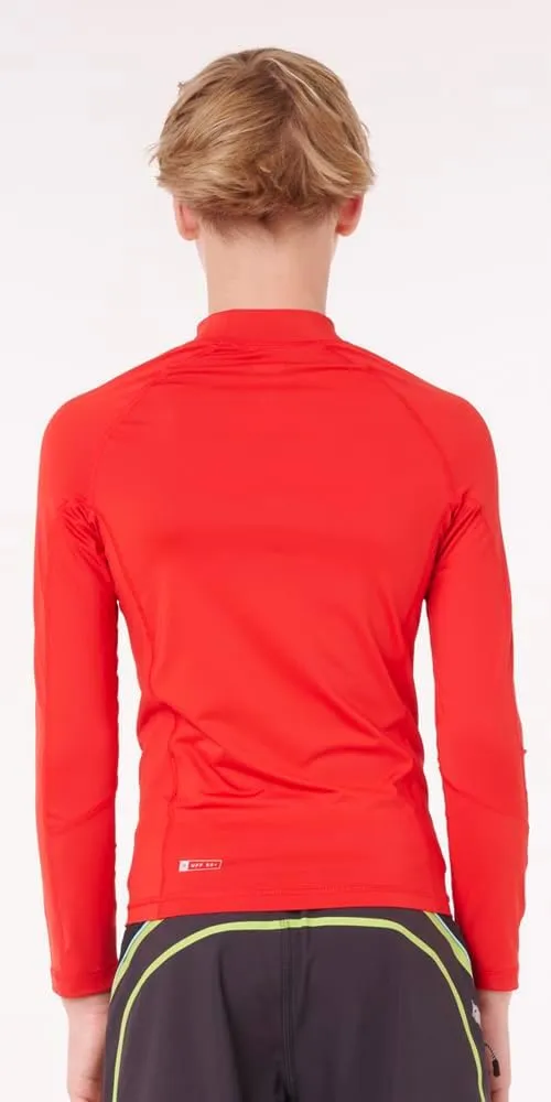 Rip Curl UPF 50  Sun Protection Long Sleeve Rashguard Swim Surf Shirt for Boys & Girls