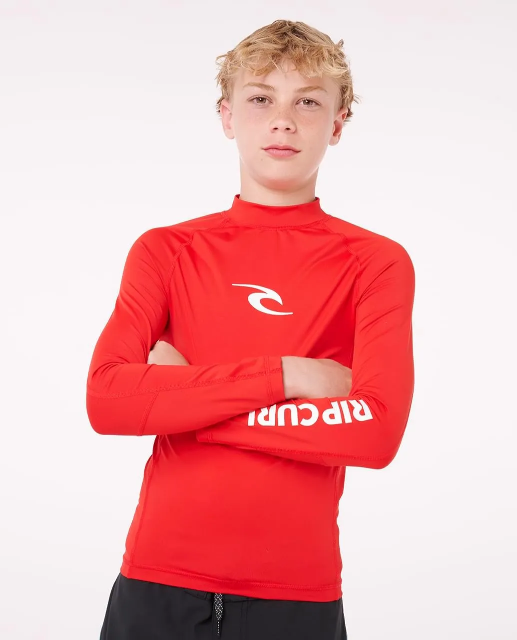 Rip Curl UPF 50  Sun Protection Long Sleeve Rashguard Swim Surf Shirt for Boys & Girls