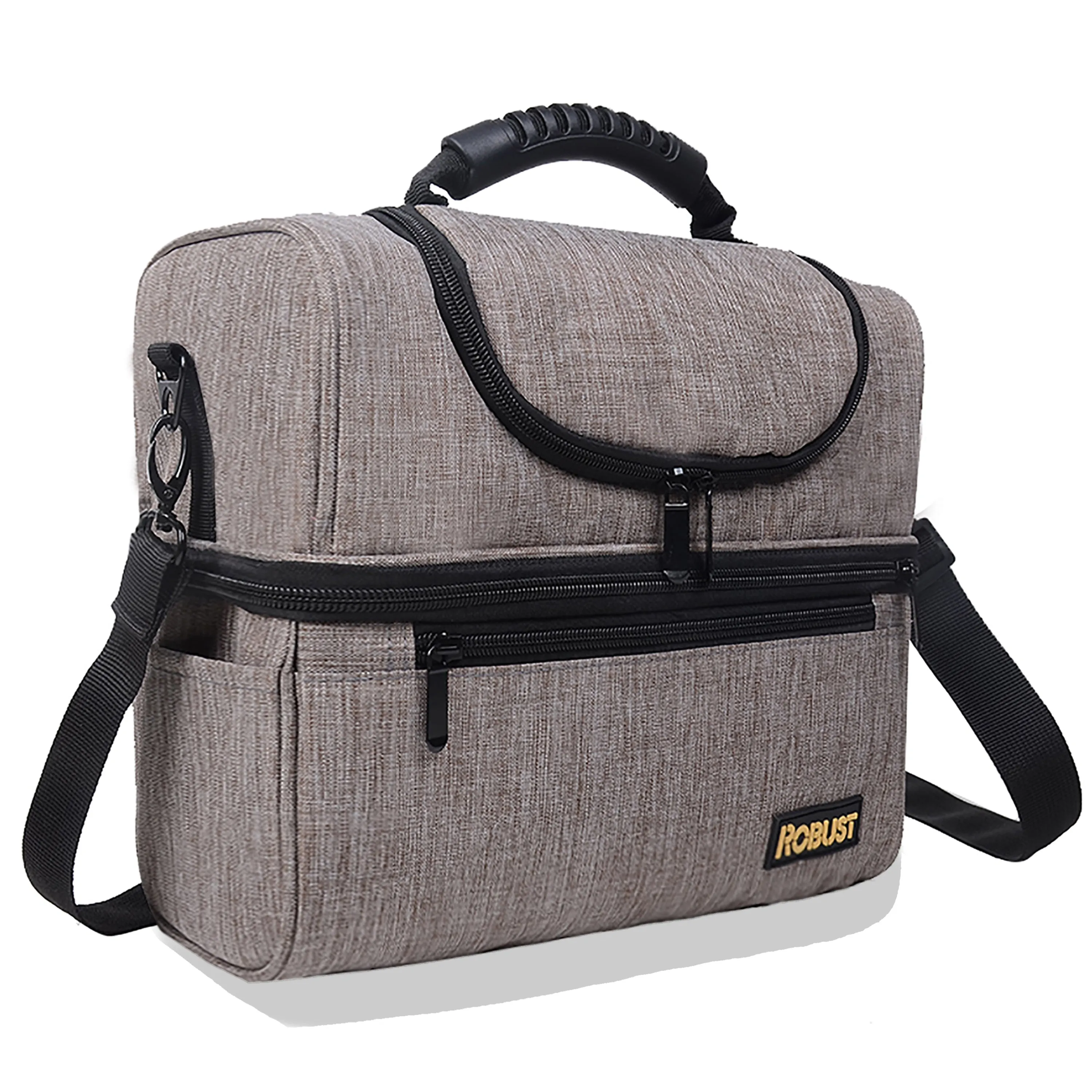 Robust Insulated Leakproof Lunch Bag with Shoulder Strap