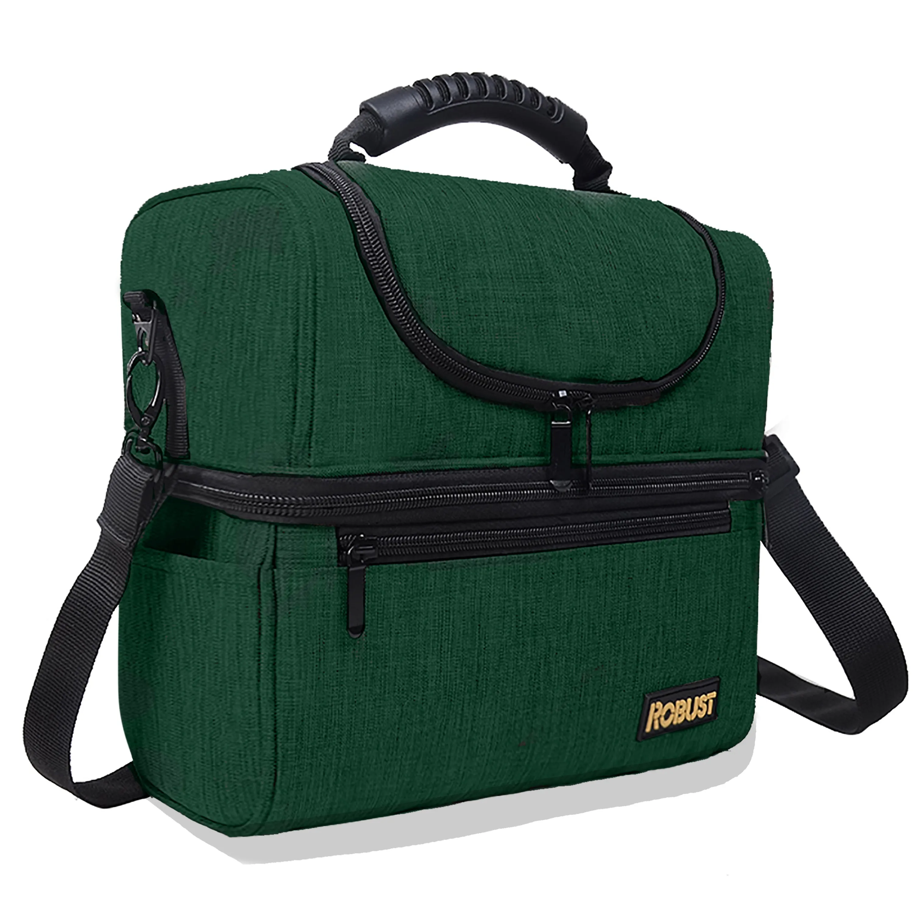 Robust Insulated Leakproof Lunch Bag with Shoulder Strap
