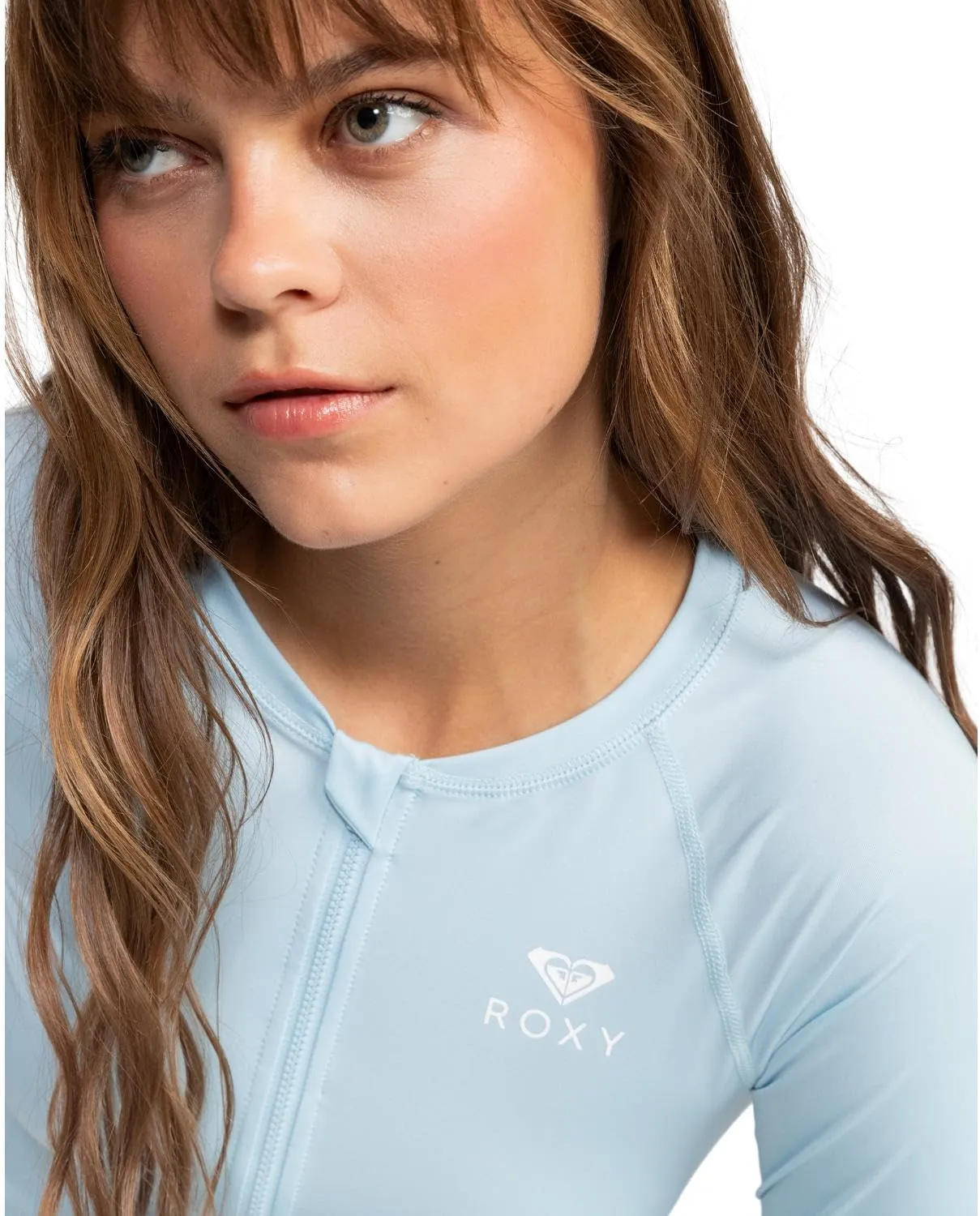 Roxy Women's Essentials Long Sleeve Zip-up Rashguard