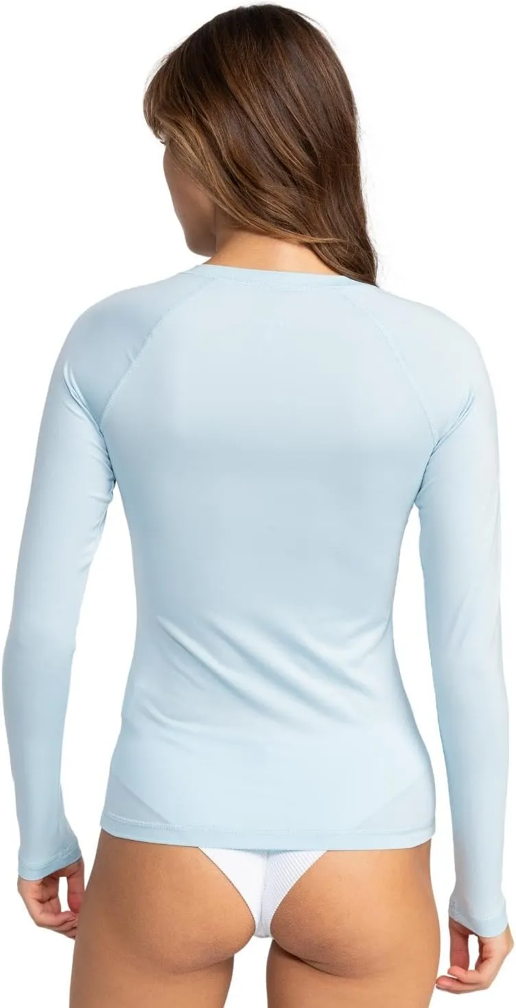 Roxy Women's Essentials Long Sleeve Zip-up Rashguard