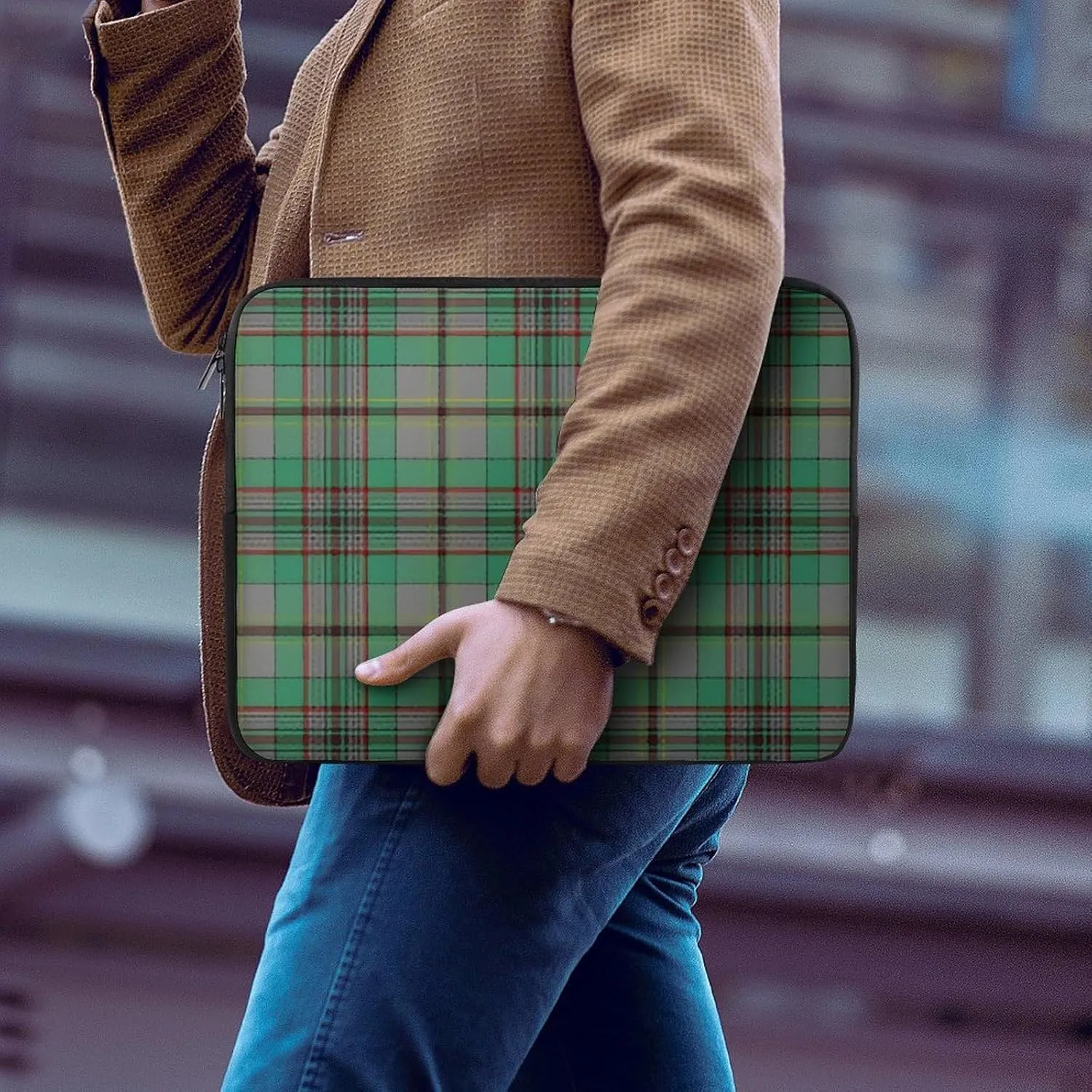 Royal Stewart Tartan All Print Hands Free Withdrawal Laptop Bag Unisex