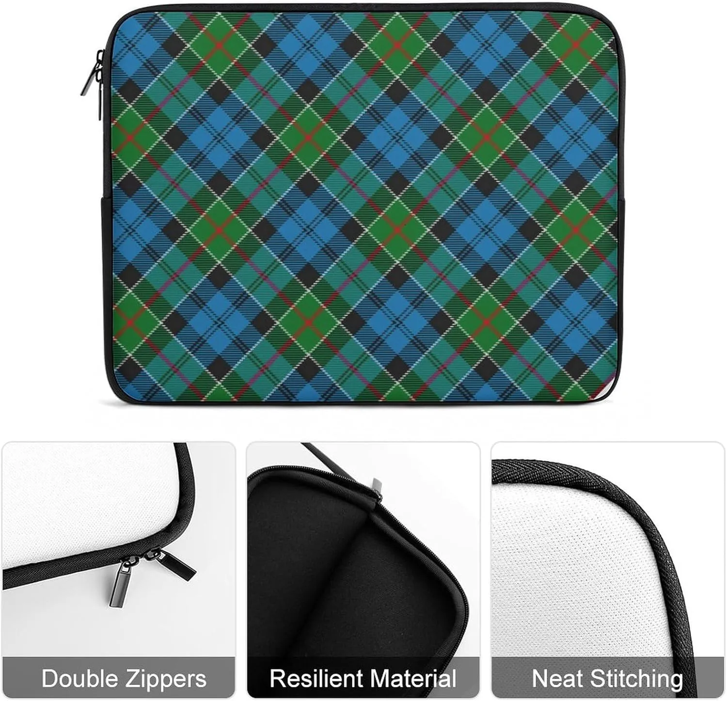 Royal Stewart Tartan All Print Hands Free Withdrawal Laptop Bag Unisex