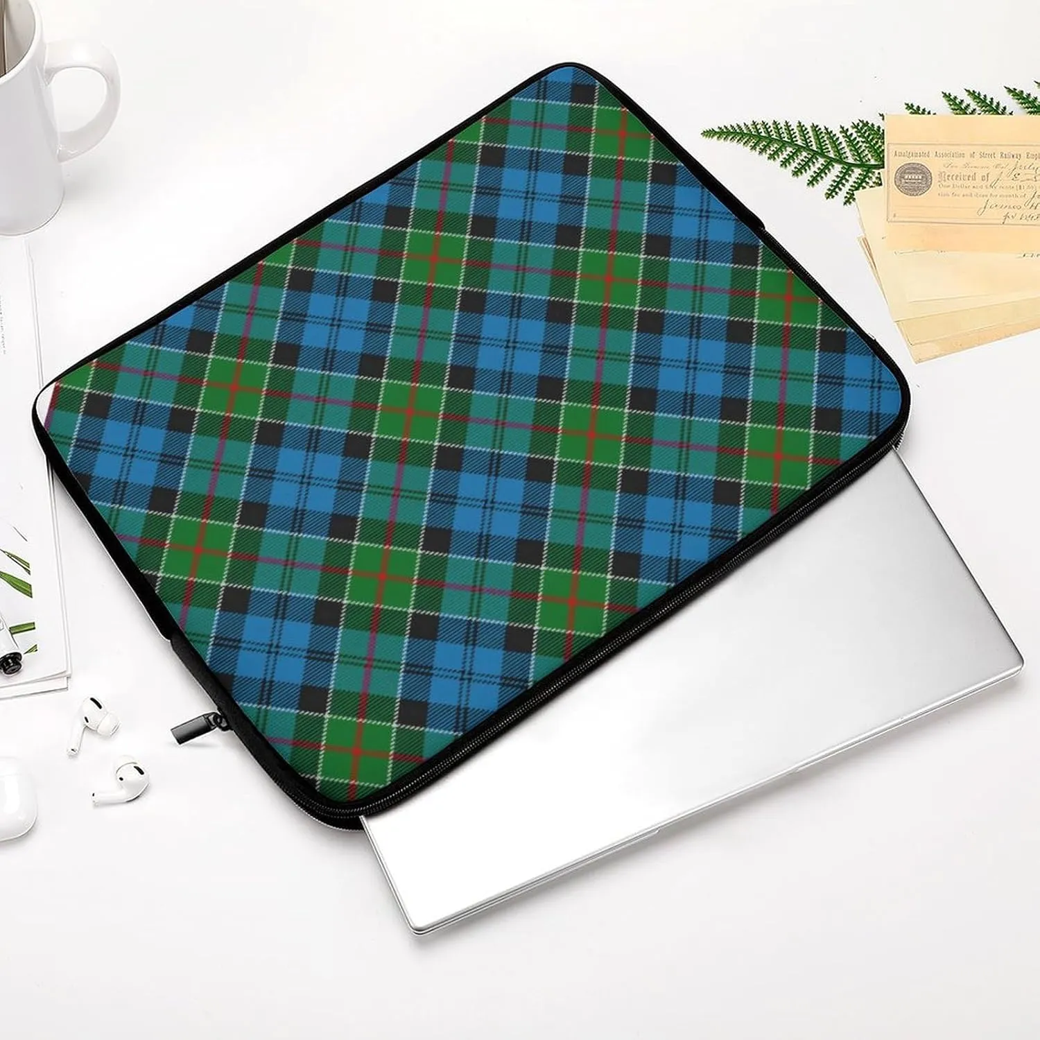 Royal Stewart Tartan All Print Hands Free Withdrawal Laptop Bag Unisex