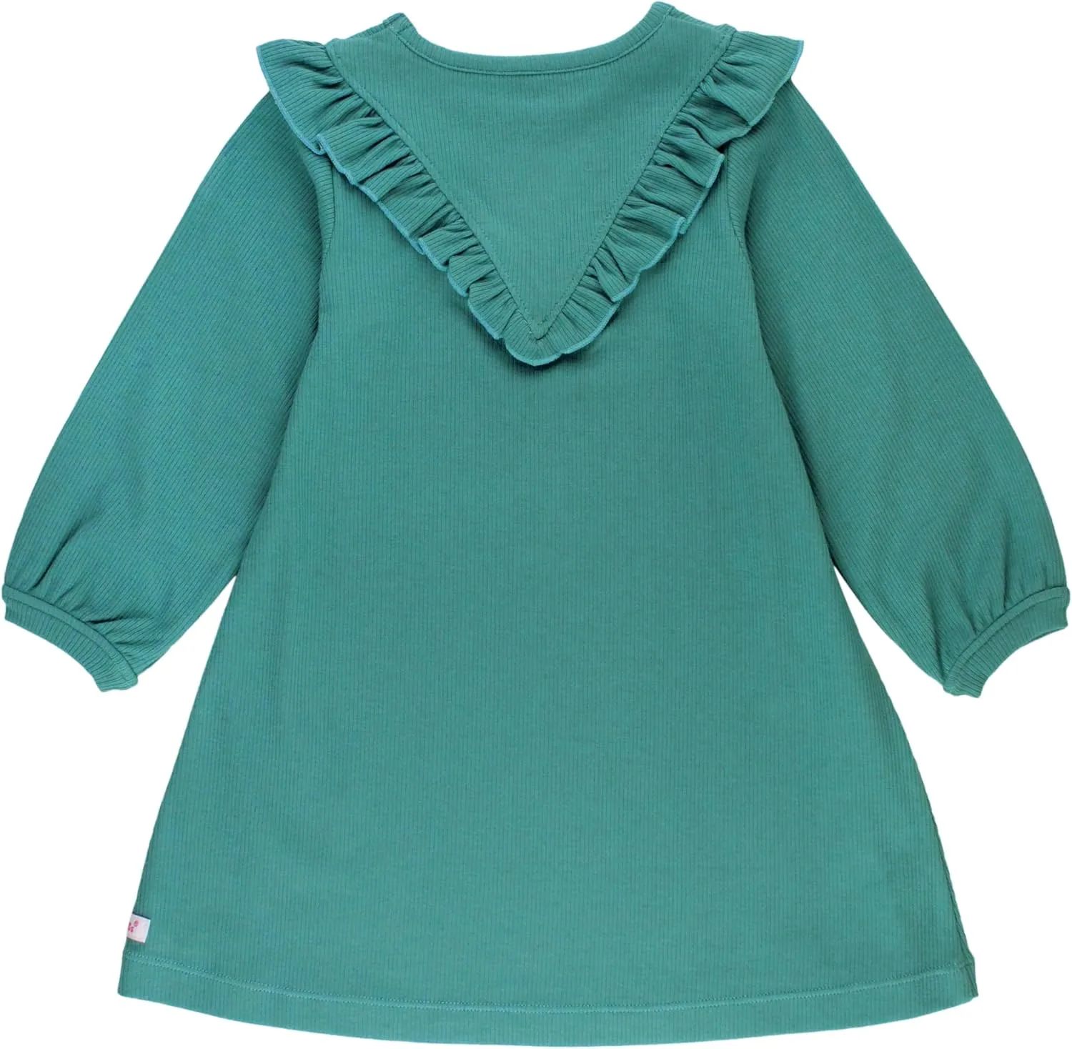 RuffleButts® Baby/Toddler Girls Flowy Tiered Button Back Dress