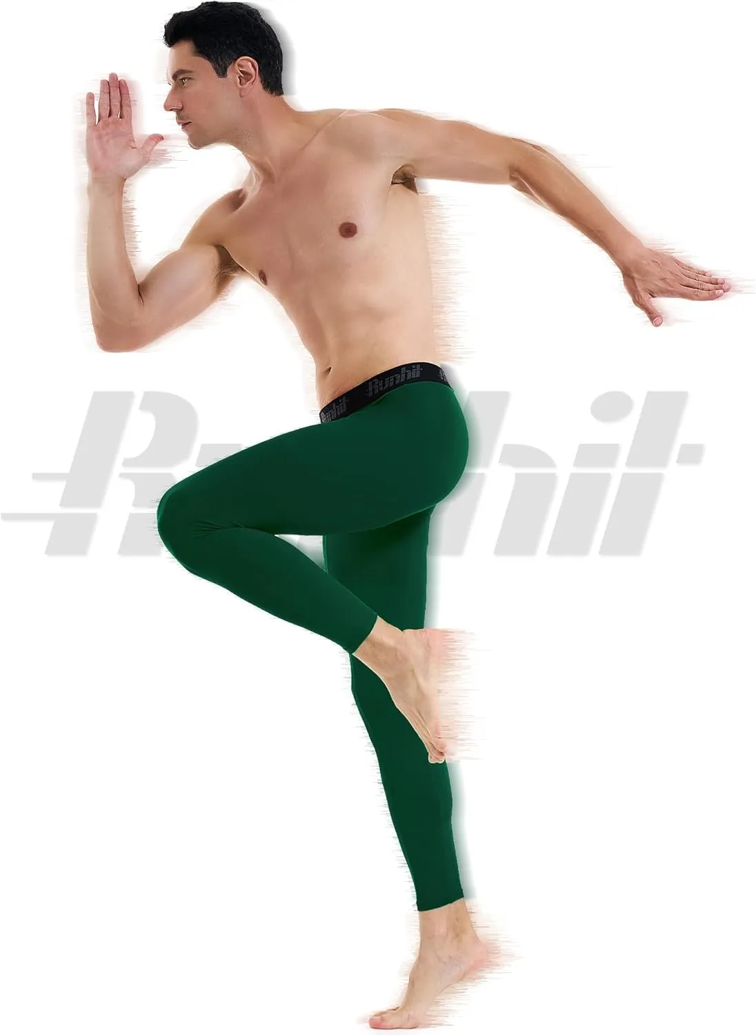 Runhit 3 Pack Compression Pants Men Running Tights Workout Leggings Athletic Base Layer Pants