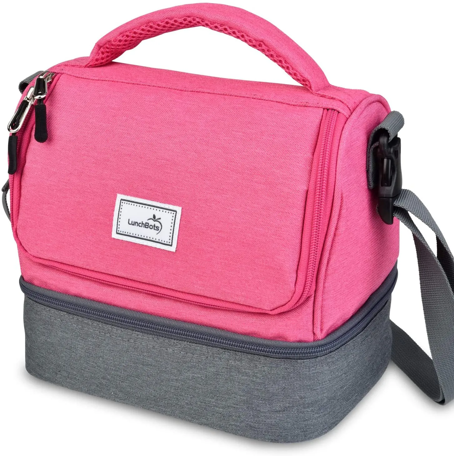 Rynx | Lunchbots Duplex Insulated Lunch Bag - Double Section Design Fits Lunchbots Uno, Duo, Trio, Quad, Rounds, Bento Cinco Perfect - Spacious Thermal Lunch Bag For Kids And Adults - Royal Blue