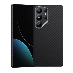 Samsung Galaxy S25 Ultra BENKS Carbon Case, Real Aramid Fiber Thin Case with Magsafe - Black