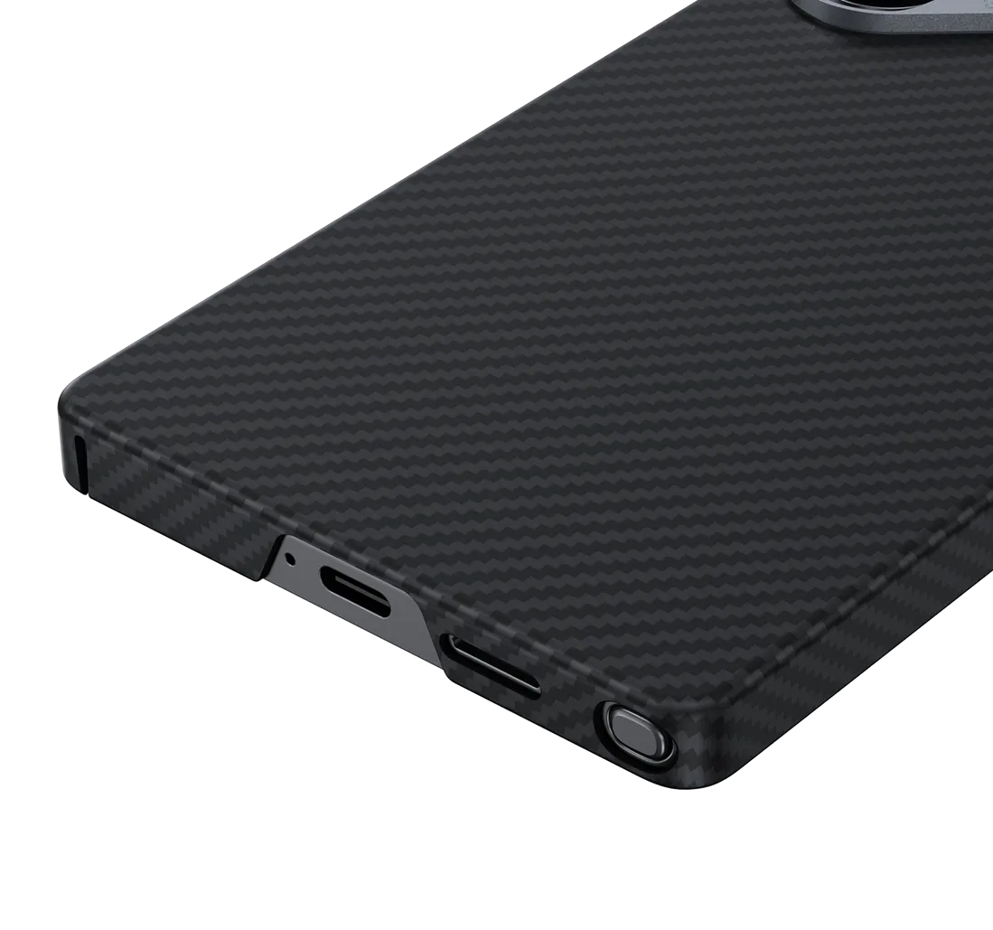 Samsung Galaxy S25 Ultra BENKS Carbon Case, Real Aramid Fiber Thin Case with Magsafe - Black