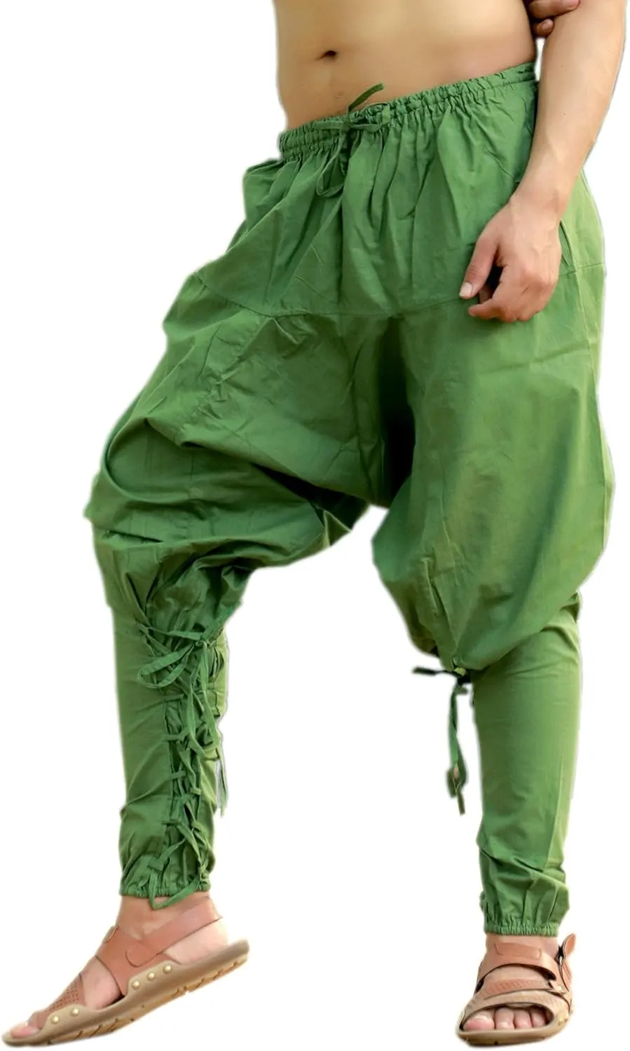 SARJANA HANDICRAFTS Mens Womens Cotton Churidar Pockets Harem Pants Yoga Pajama Ethnic Trouser