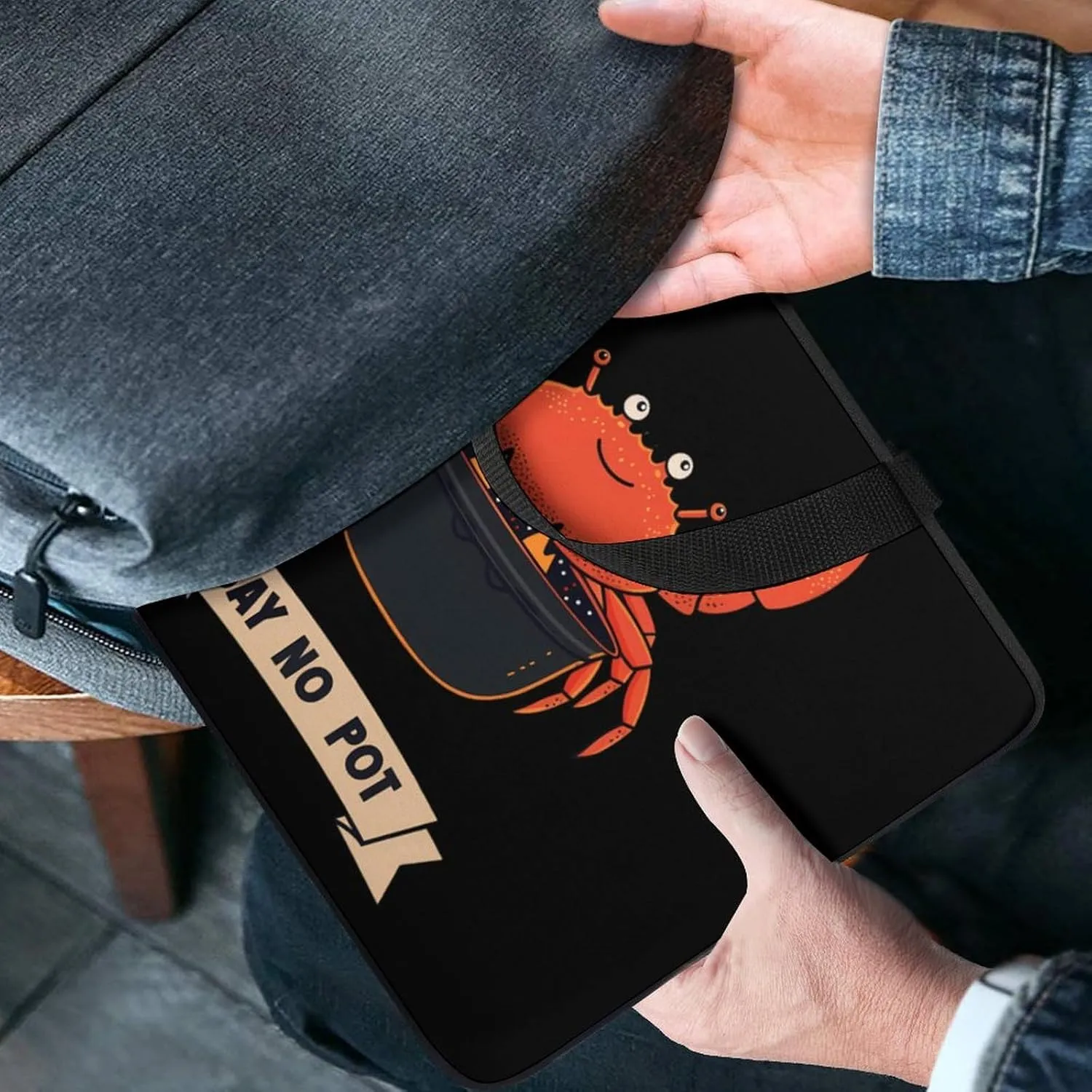 Say No to Pot Crab Funny Laptop Bag Printed Protective Cover Case Handbag for Laptop/Notebook/Ultrabook 10/12/13/15/17 Inches