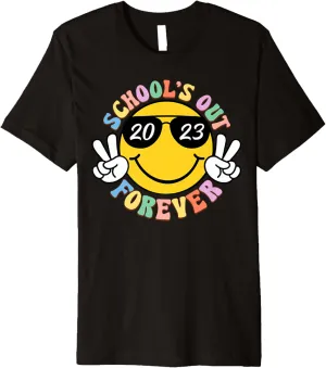 School's Out Forever Retired Teacher Gift Retirement 2023 Premium T-Shirt