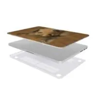 Scotch Collie Face Hair MacBook Case, MacBook Air Case, MacBook Air 13 Case, MacBook Pro Case, MacBook Pro 14 inch Case