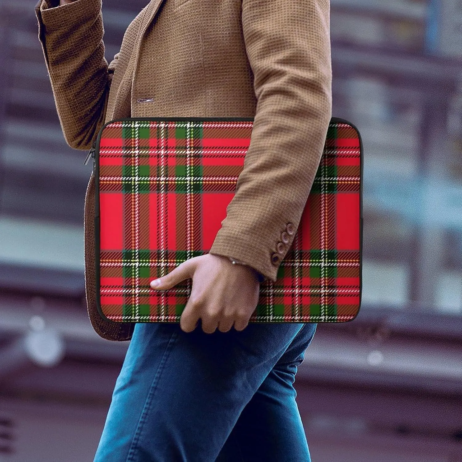 Scottish Clan Home Hume All Print Hands Free Withdrawal Laptop Bag Unisex