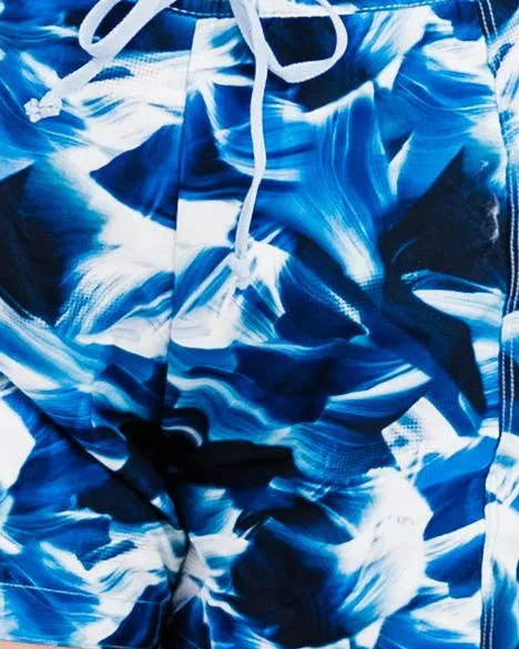 Short Board Shorts | Navy Wave