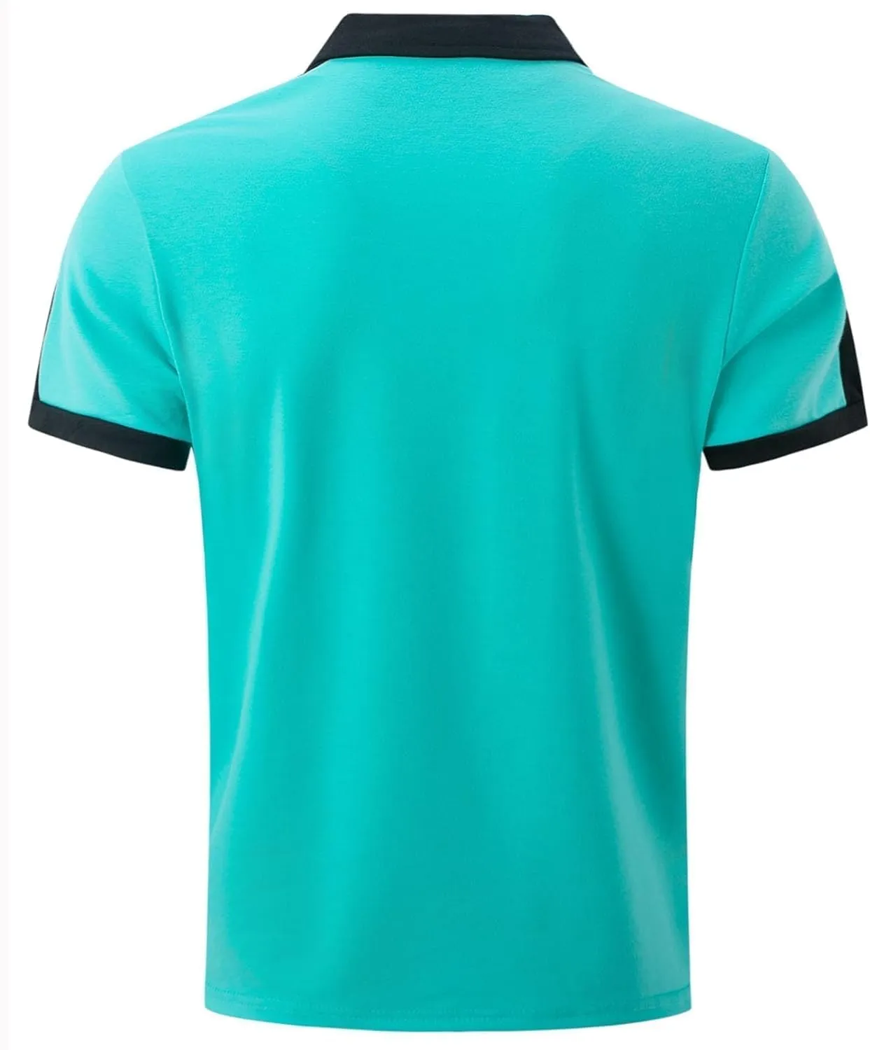 Short Sleeve Polo Shirts for Mens Lightweight Collared Shirts Casual Golf Polo T Shirts Solid Color Work Shirts