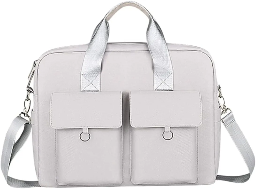 Simple Fashion Laptop Handbag Cross-body Bag for Business Large Capacity Notebook Storage Pouch