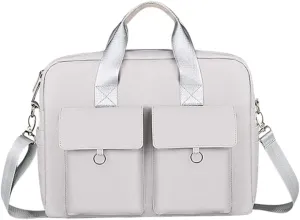 Simple Fashion Laptop Handbag Cross-body Bag for Business Large Capacity Notebook Storage Pouch