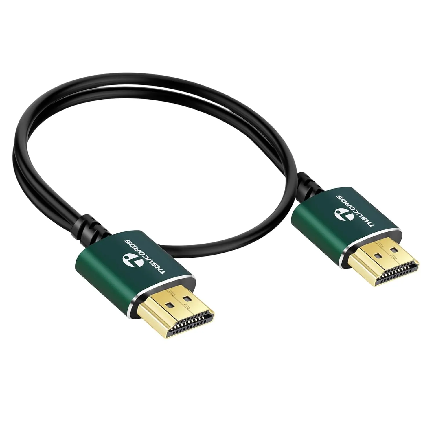 Slim HDMI Cables 15FT, Ultra Soft & Thin HDMI to HDMI Cord, Extreme Flexible & Skinny HDMI Wire Supports High Speed 4K@60Hz 18gbps 2160p 1080p
