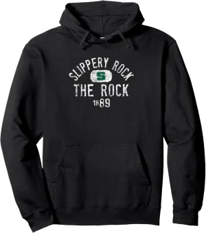 Slippery Rock The Rock Vintage 1889 Logo Officially Licensed Pullover Hoodie