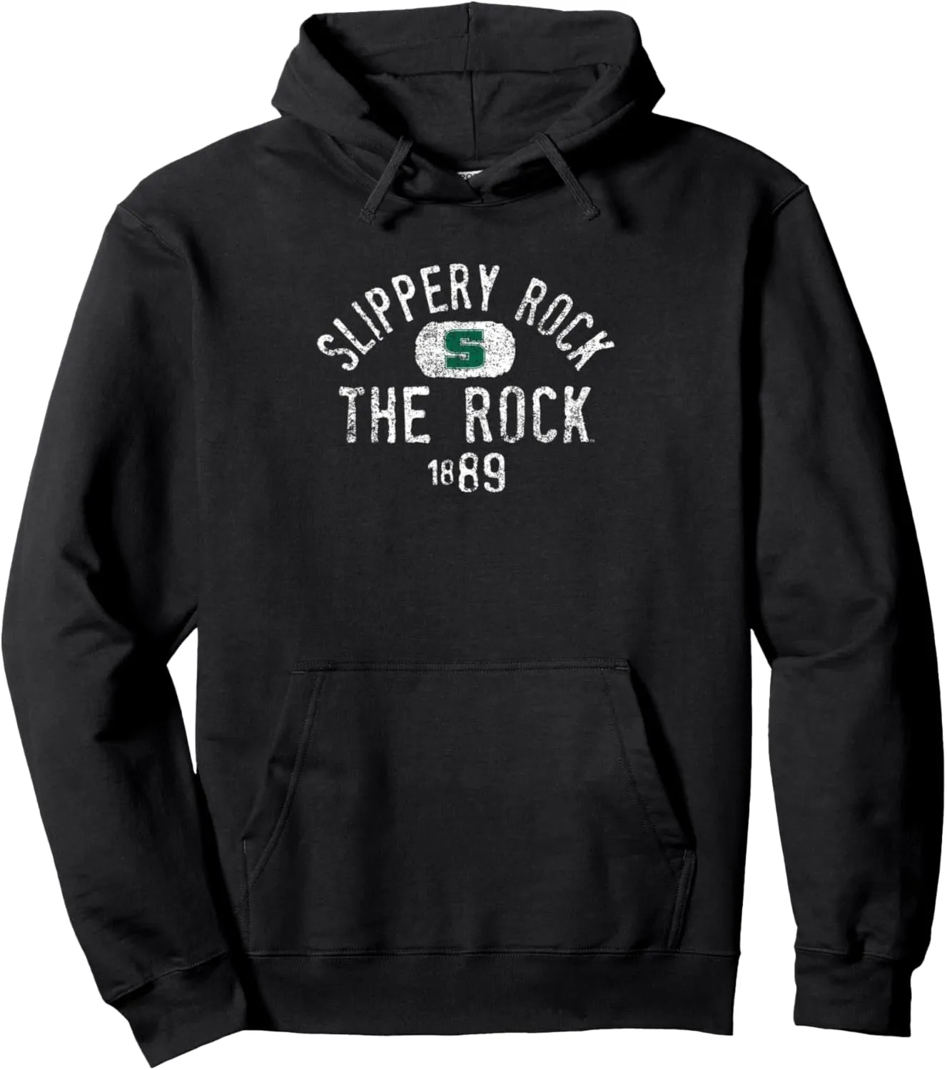 Slippery Rock The Rock Vintage 1889 Logo Officially Licensed Pullover Hoodie