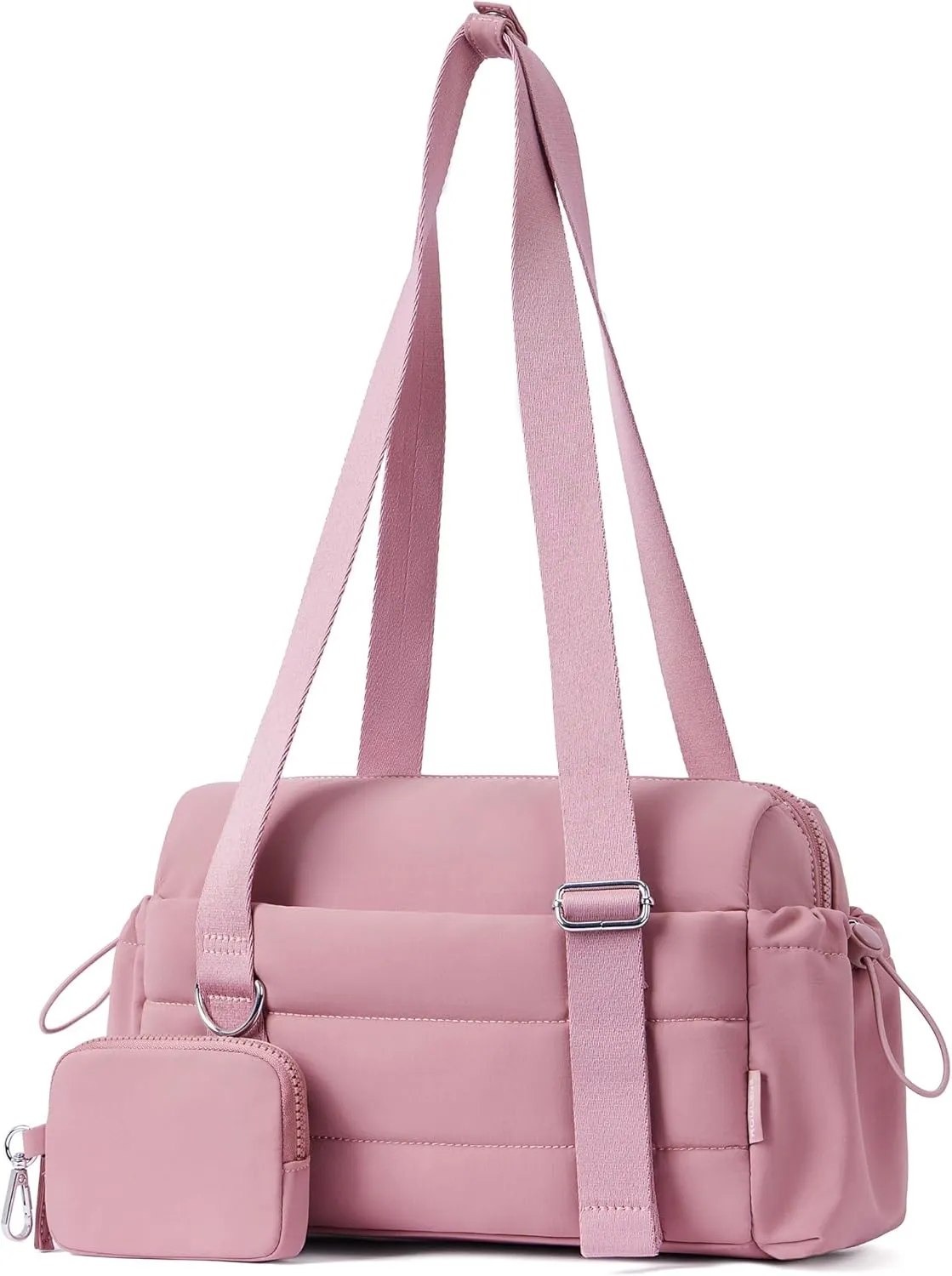 Small Gym Bag for Women 2 Set Mini Gym Duffle Bag with Wet Compartment and Coin Wallet, Gym Tote Bag for Workout/Sport/Travel