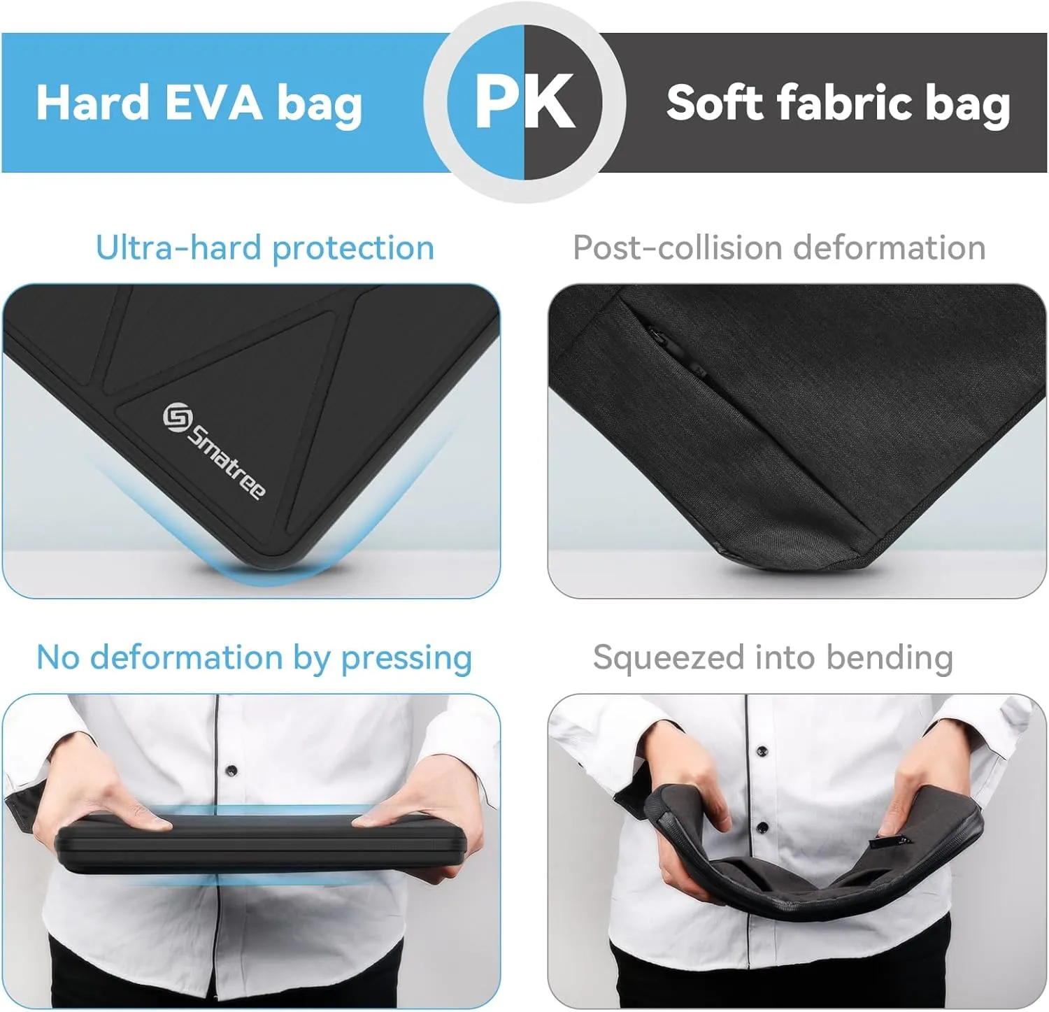 Smatree Hard EVA Protective Sleeve Case Compatible for 16 inch Samsung Galaxy Book5/4/3 Pro, for Samsung Galaxy Book5/4/3 Pro 360, for Samsung Galaxy Book4 Edge/Book4 Ultra/Book3 Ultra Laptop (X8283)