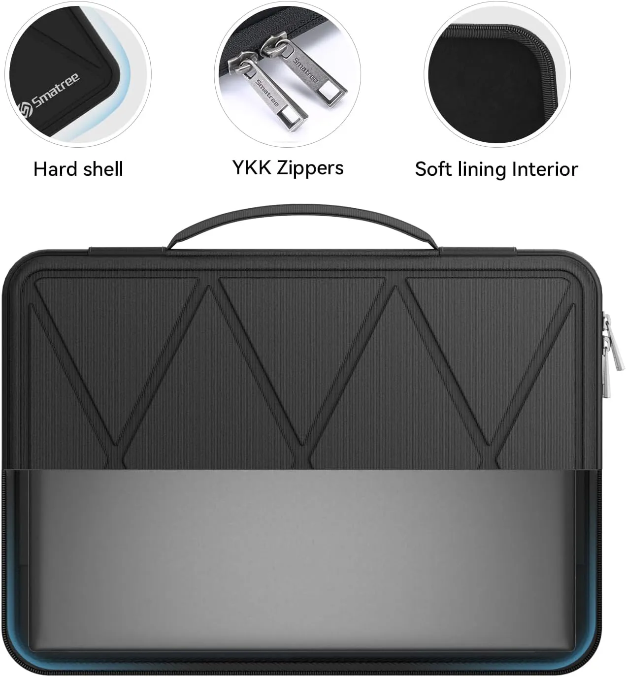 Smatree Hard EVA Protective Sleeve Case Compatible for 16 inch Samsung Galaxy Book5/4/3 Pro, for Samsung Galaxy Book5/4/3 Pro 360, for Samsung Galaxy Book4 Edge/Book4 Ultra/Book3 Ultra Laptop (X8283)