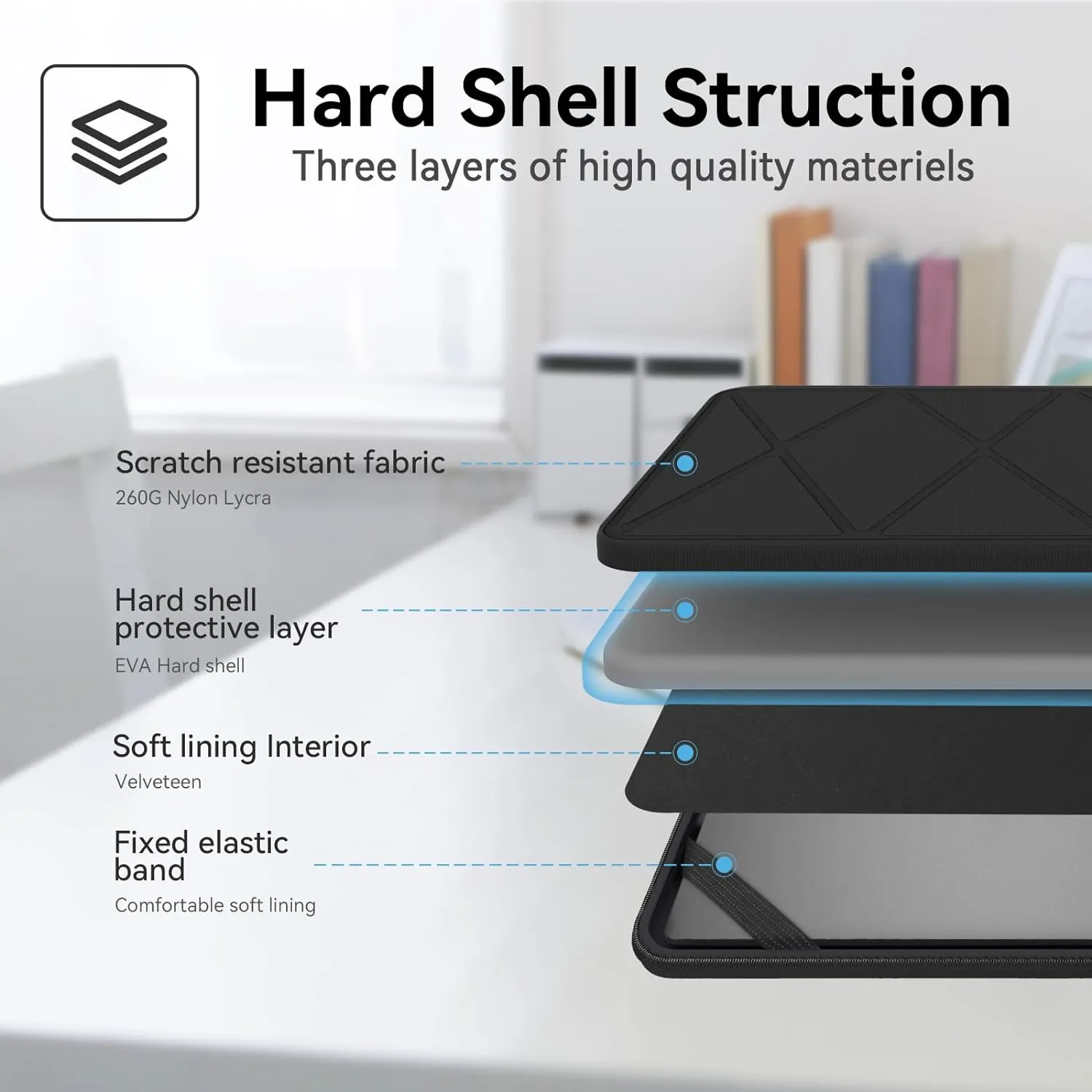Smatree Hard EVA Protective Sleeve Case Compatible for 16 inch Samsung Galaxy Book5/4/3 Pro, for Samsung Galaxy Book5/4/3 Pro 360, for Samsung Galaxy Book4 Edge/Book4 Ultra/Book3 Ultra Laptop (X8283)