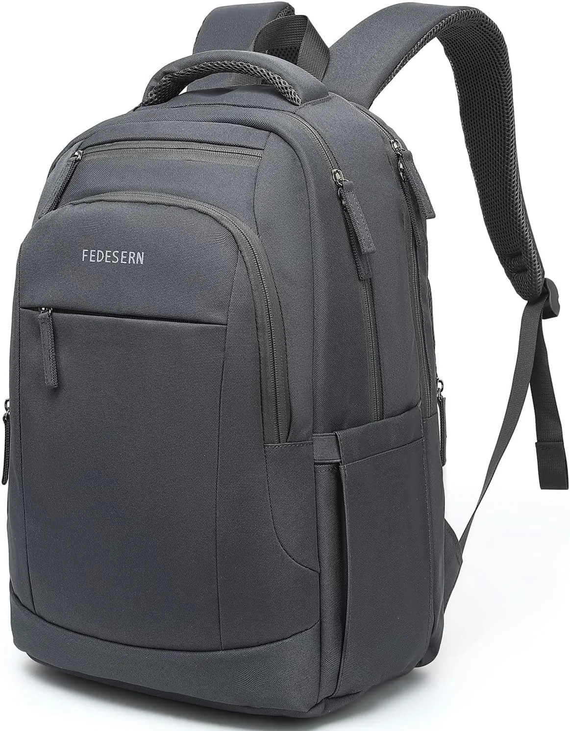 Smell Proof Backpack with Lock,Water Resistant Smell Proof Bags Travel Laptop Backpack,Large Capacity Carbon Enduring Smell Proof Stash Bag with Lock for Men Women(Grey)