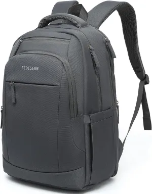 Smell Proof Backpack with Lock,Water Resistant Smell Proof Bags Travel Laptop Backpack,Large Capacity Carbon Enduring Smell Proof Stash Bag with Lock for Men Women(Grey)