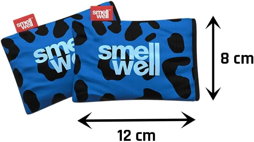 SmellWell - 3-Pack Scented Shoe Deodorizer Inserts - Odor Eliminators - Activated Bamboo Charcoal   Minerals - Natural Freshenes for Shoes, Bags, Gloves - 6 x 1.8oz Original Size Black Zebra